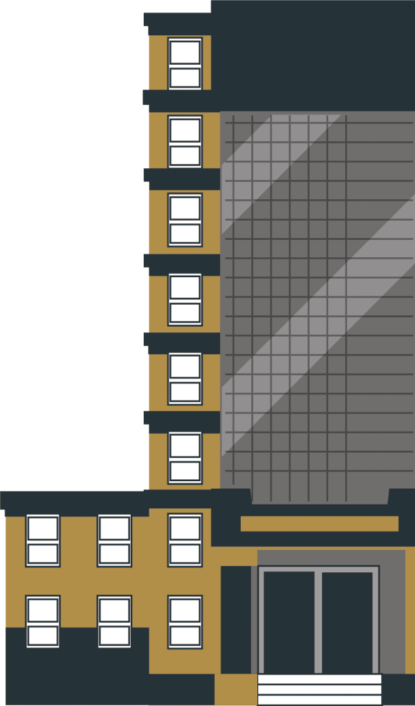 Treatment building illustration