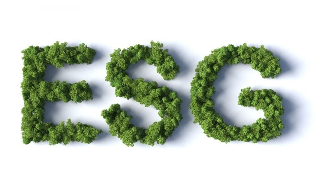 esg in the shape of a forest