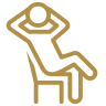 resting man